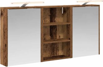 vidaXL Vidaxl Juego De Muebles De Ba&ntilde;o 3 Uds. 126 X 16 X 62.5 Cm