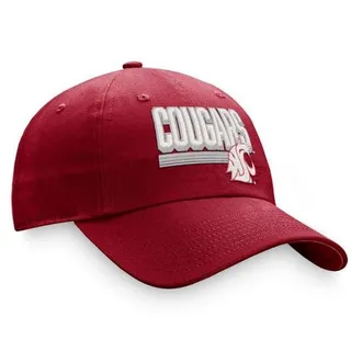 Top of the World Mens Top of the World Crimson Washington State Cougars Slice Adjustable Hat in Green at Nordstrom