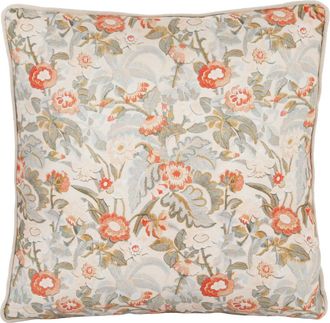 KASANOVA Cuscino divano 45x45 cm fiori corallo