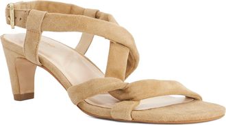 Dune London Womens Ladies Motivating - Mid Height Sandals - Taupe Leather - Size UK 8