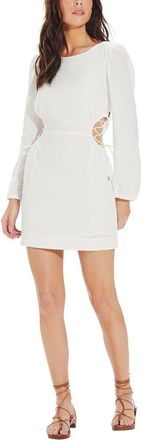 Vix Solid Carina Detail Short Dress