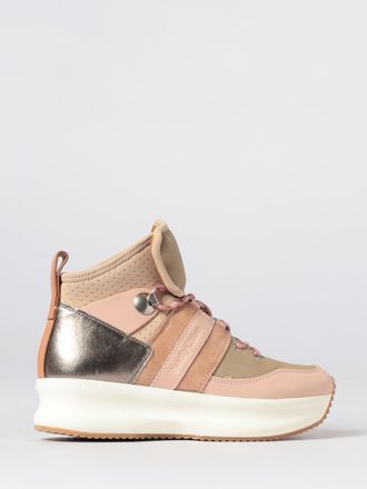 See By Chlo&eacute; Sneakers in Leather and Canvas