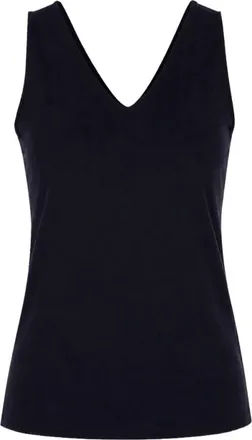 Maliparmi Maliparmi, Tops, Dames, Zwart, S, Mouwloze tops