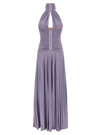Elisabetta Franchi Purple Red Carpet dress