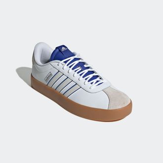 adidas Sneaker ADIDAS SPORTSWEAR VL COURT 3.0, Herren, Gr. 38,5, weiss (cloud wei&szlig;, crystal wei&szlig;, semi lucid blau), Leder, Synthetik, Schuhe Sneaker, inspiri