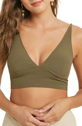 Wishlist Seamless Bralette in Olive at Nordstrom Rack, Size X-Large