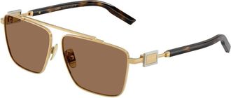 Dolce & Gabbana DG2336 02/73 Mens Sunglasses Gold Size 59