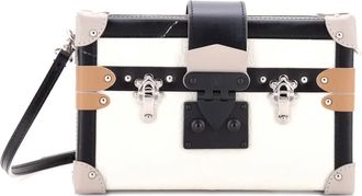 Louis Vuitton Petite Malle Handbag Taurillon Leather clutch bag - Beige