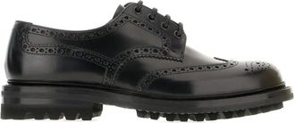 Churchs Black Leather Lace Up Shoes