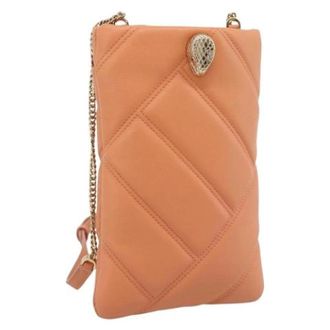 Bulgari Pre-owned Vintage Schoudertas - Dames - Vintage Schoudertas - Oranje - ONE Size - Leer - Vintage