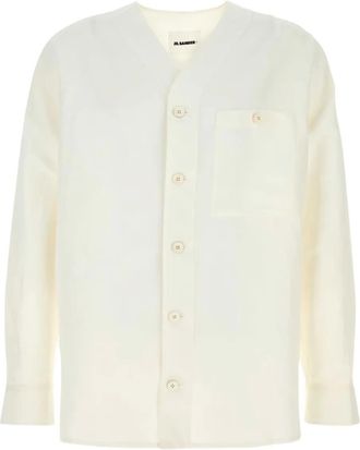 Jil Sander Overhemd met borstzak - Beige