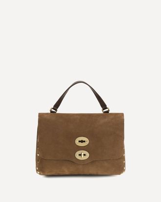 Zanellato Postina Jones suede Top Handle Bag Female UNI