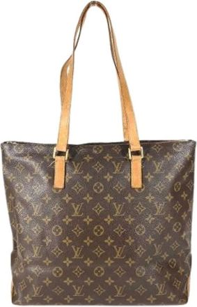 Louis Vuitton Pre-owned Tote Bags, female, Brown, Size: ONE SIZE Pre-owned Vintage Monogram Canvas Tote Bag