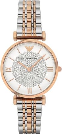 Emporio Armani Dress Watch - Dames - Horloges - Wit - ONE Size - Accessoires