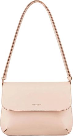 Giorgio Armani Schoudertas met omslag - Beige