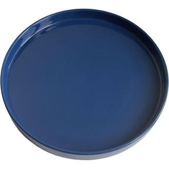 Elle Maceta De Cer&aacute;mica Azul, 31 Cm De Di&aacute;metro Exterior, Apta Para Interiores Y Exteriores, 1 Unidad