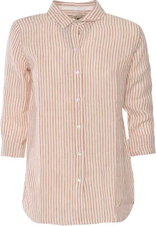 Barbour Camicia in lino a righe - Toni neutri