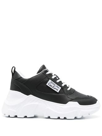 Versace Jeans Couture panelled sneakers - Black