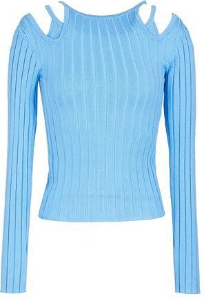 8 by YOOX RIBBED-KNIT LONG-SLEEVED SWEATER