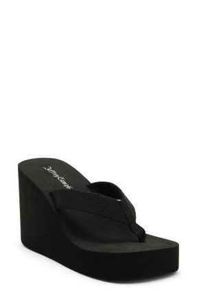 Jeffrey Campbell Astria Platform Wedge Sandal in Black at Nordstrom, Size 8.5