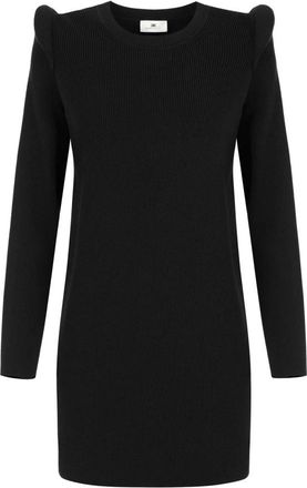 Elisabetta Franchi Dames, Jurken, Zwart, Maat: M Viscose