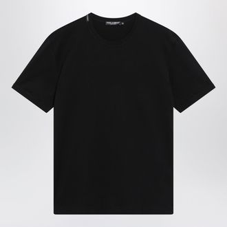 Dolce & Gabbana Black cotton jersey T-shirt
