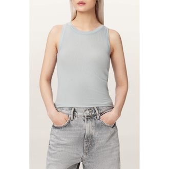 AllSaints Rina Tank Top in High Rise Blue at Nordstrom, Size X-Small