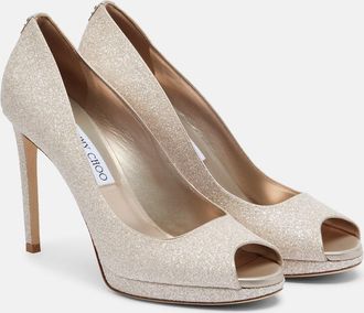 Jimmy Choo London Salones Riya con glitter