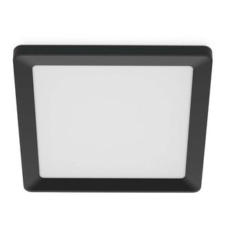 Philips Plaf&oacute;n Cuadrado Negro Valen, 17 W, 2050 Im, 2200-6500 K, 395 X 37 X 395 Mm