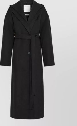Sportmax virgin wool oversized belted coat