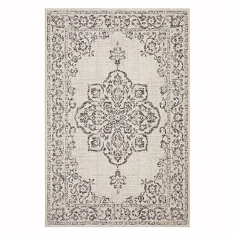 AFK Living Alfombra de interior y exterior de estilo bohemio chic 120 x 170 cm
