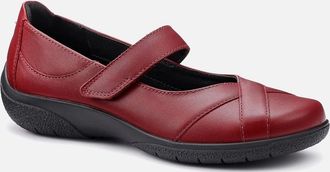 Hotter Womens Hope Womens Wide Fit Mary Jane Shoes - Red - Size: 4.5