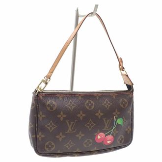 Louis Vuitton Monogram Cherry Monogram Pochette Pouch (Pre-Owned)