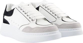Alexander McQueen Alexander Mcqueen Womens Calfskin Leather Oversized Sneakers (Authentic Pre-Loved)