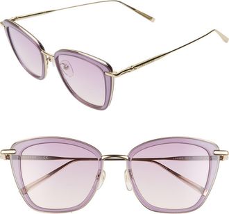 Longchamp Roseau 52mm Gradient Square Sunglasses in Purple at Nordstrom Rack