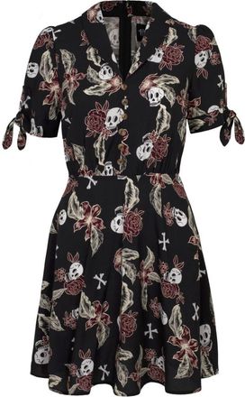 Hell Bunny Alani Mini Dress Black-red
