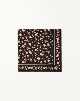 Valentino Garavani Foulard Mazzetto Coriandolo in seta Donna NERO/MULTICOLOR UNI