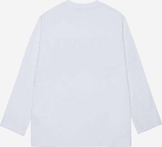 Diesel Boys Cotton Long-Sleeve Top White Knitwear Sweater