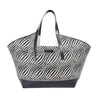 Marni Shopping Bag - female - Marni - Shoulder Bags - Black - ONE SIZE - Bags
