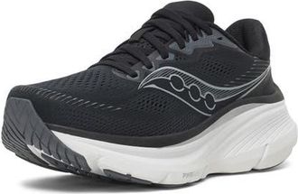 Saucony Guide 19 Running Shoe in Black/Silver at Nordstrom, Size 11.5