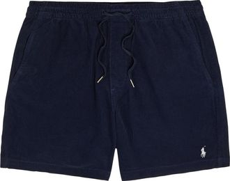 Polo Ralph Lauren Logo-embroidered Corduroy Shorts - Navy - Xxl
