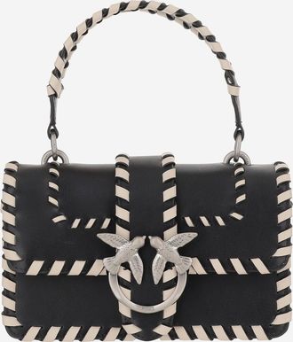 Pinko Pinko Mini Love Leather Handbag