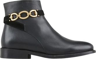 Cosmoparis Schoenen, Dames, Zwart, 37 EU, Leer, Platte Laars