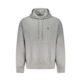 Calvin Klein Hoodies & sweatvesten, Heren, Grijs, XL, Katoen, Cotton Sweatshirt