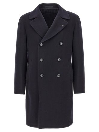 Tagliatore Navy Blue Arden Coat
