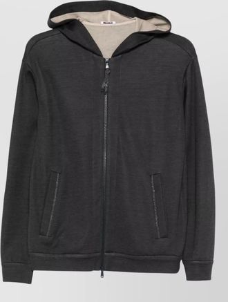 Brunello Cucinelli hoodie made from cotton and silk
