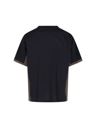 sacai Mens T-Shirts And Polos Blue Cotton