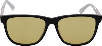 Diesel Frame DL0330-D 01E 57 yellow clear Lenses Womens Sunglasses