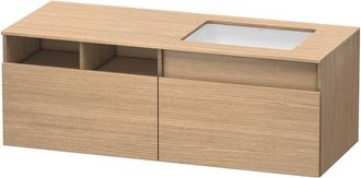 Duravit Duravit Durastyle, Mueble Bajo Pared 6885, 2 Cajones, Lavabo A La Derecha, Para Lavabo Empotrado Desde Abajo, 1400mm, Color (frente/cuerpo): Decoraci&oacute;