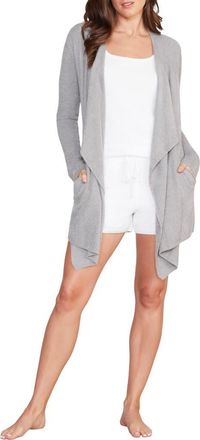 Barefoot Dreams CozyChic Lite Island Cardigan in Dove Gray at Nordstrom, Size Xx-Small/x-Small